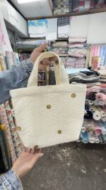 🇰🇷韓國手工製造 小清新<br>中提包‣花/微笑A/愛心/微笑B/蝴蝶結/雲朵/小雛菊/小熊：圖片 4
