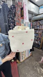 🇰🇷韓國手工製造 小清新<br>中提包‣花/微笑A/愛心/微笑B/蝴蝶結/雲朵/小雛菊/小熊：圖片 5