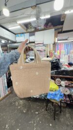 🇰🇷韓國手工製造 小清新<br>中提包‣花/微笑A/愛心/微笑B/蝴蝶結/雲朵/小雛菊/小熊：圖片 13