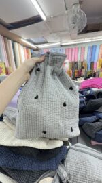🇰🇷韓國手工製造 小清新<br>水桶包‣蝴蝶結/月亮星星/小雛菊/小朵花/愛心/櫻桃(黑)/櫻桃(白)：圖片 7
